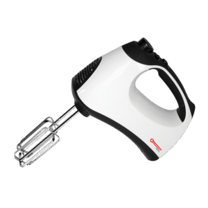 Cookium Electric Hand Mixer – 300 W, 5 Speed + Pulse, Includes 2 Whisks & 2 Dough Hooks, Stainless Steel Accessories