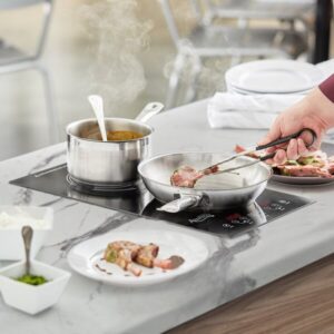ID18DB Drop-In / Countertop Double Induction Range / Cooker - 208-240V, 3100W