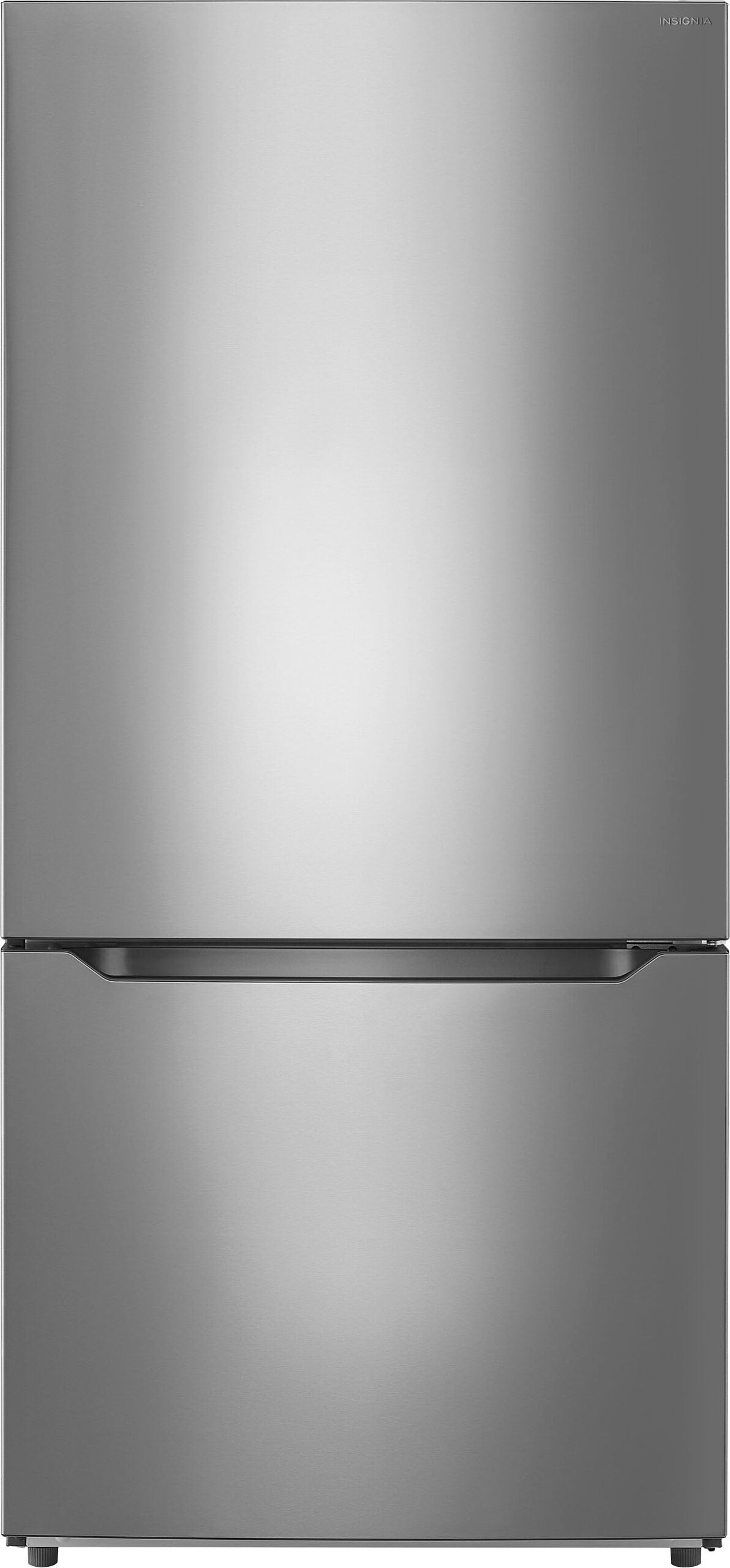 11.5 Cu. Ft. Bottom Mount Refrigerator with ENERGY STAR Certification - Stainless Steel