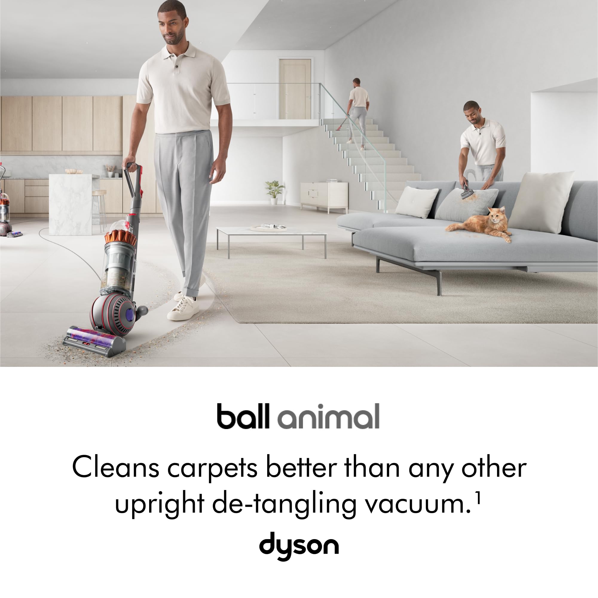 Dyson Ball Animal Multi-Floor Vacuum Cleaner – De-Tangles Hair, Deep Cleaning for Pets, Copper/Silver - Image 2