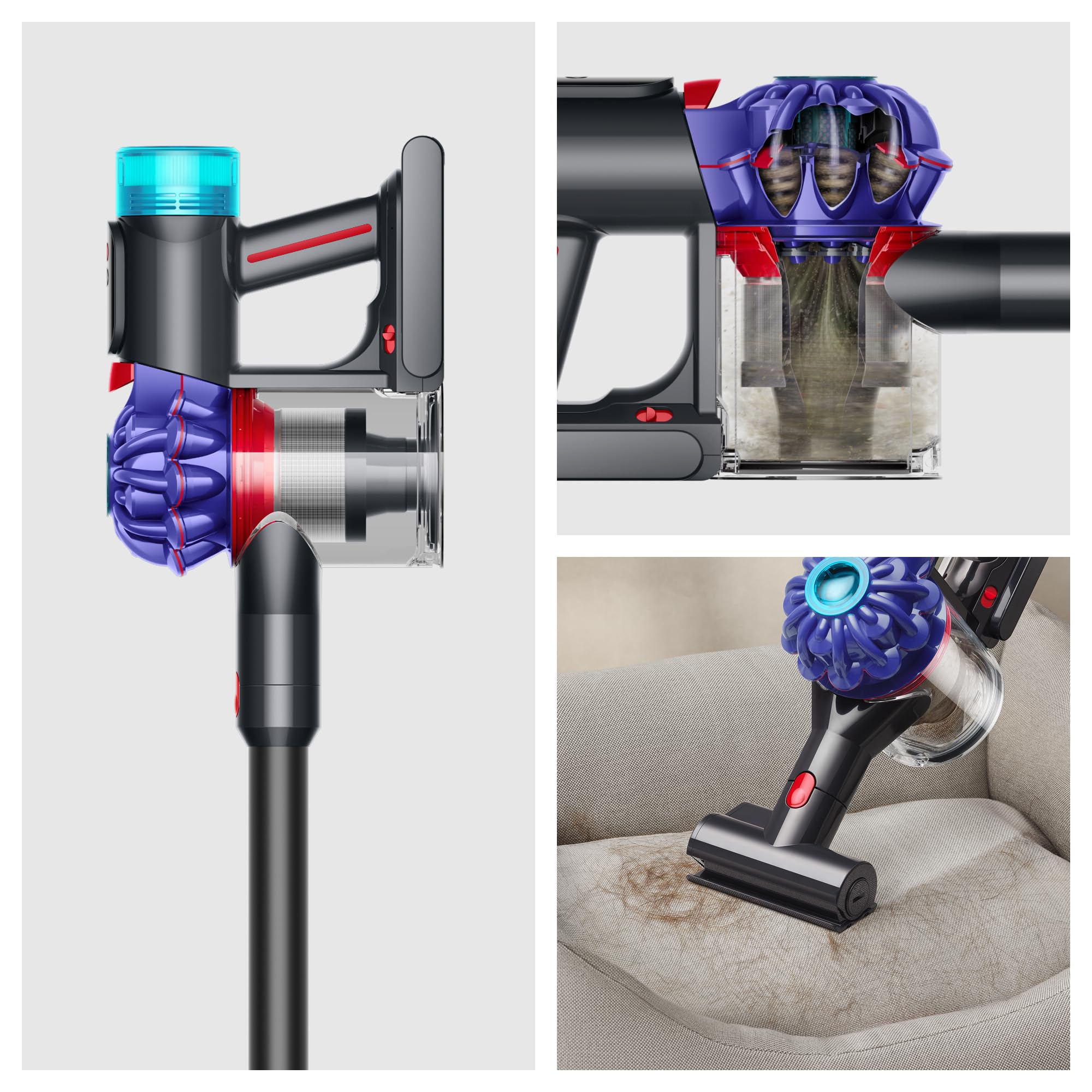 Dyson V10 Konical Cordless Vacuum – 150AW, Anti-Tangle, Dust Detection, 2-in-1 Floor & Handheld - Image 2