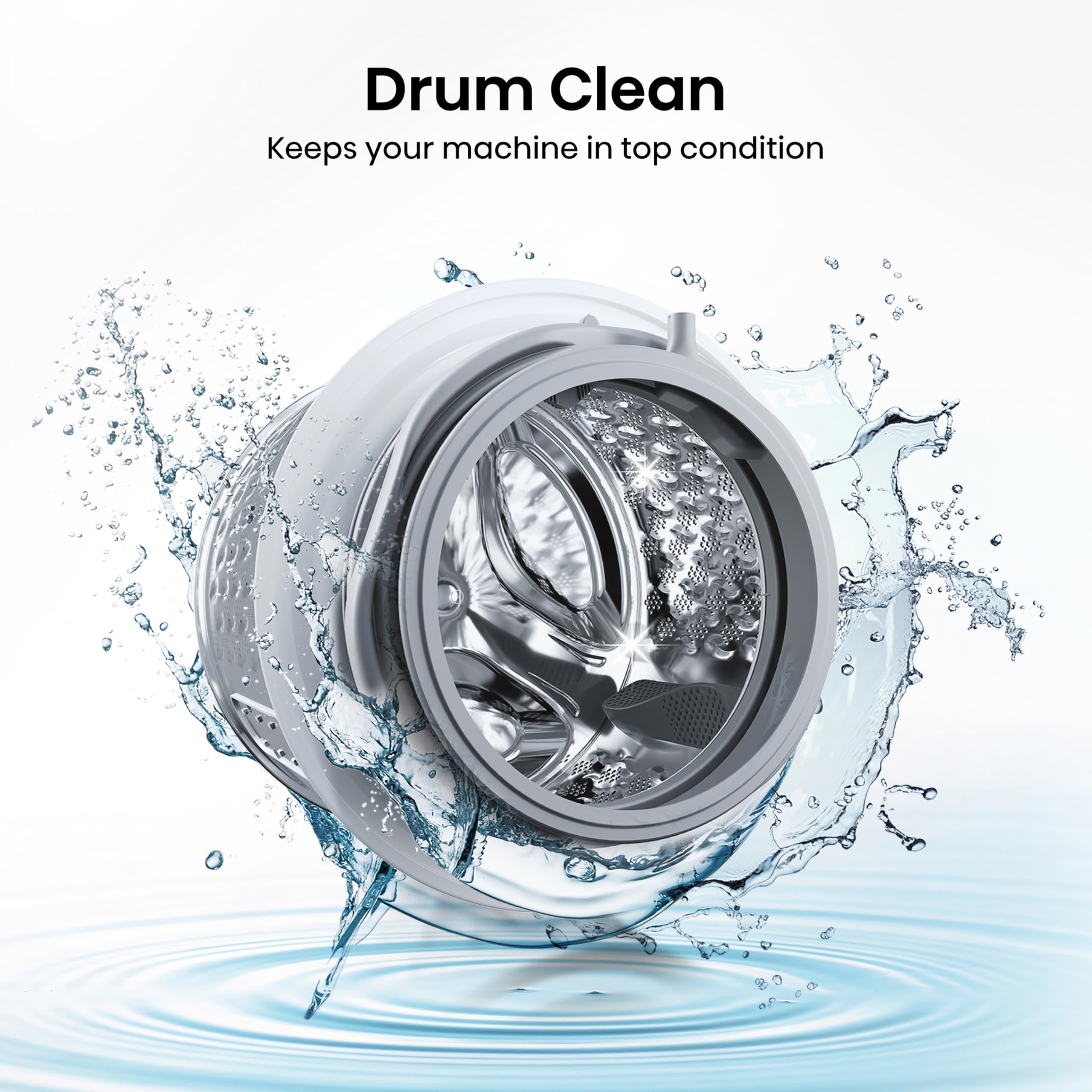 Hisense WF1Q8041BW 8KG Front Load Washing Machine – Inverter, Steam Wash, Quick Wash, 15 Programmes, 1400RPM, A Rated, White - Image 11