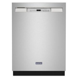 24 Inch Wide 14 Place Setting Energy Star Certified Built-In Front Control Dishwasher with Dual Power Filtration